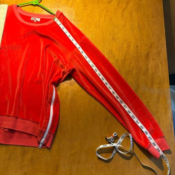 Sunday by Evereve Womens Valor Crewneck Size 3 Red - Picture 6 of 6